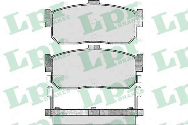 Гальмівні колодки дисковi зад.Nissan Sunny 90-/Maxima 95-00/Almera 2.0d 95-