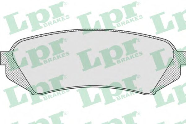 LPR - 05P835 - Гальмівні колодки дискові зад. Toyota Land Сruiser (J100) 4,2 98-/Lexus LX II (UZJ100) 02-