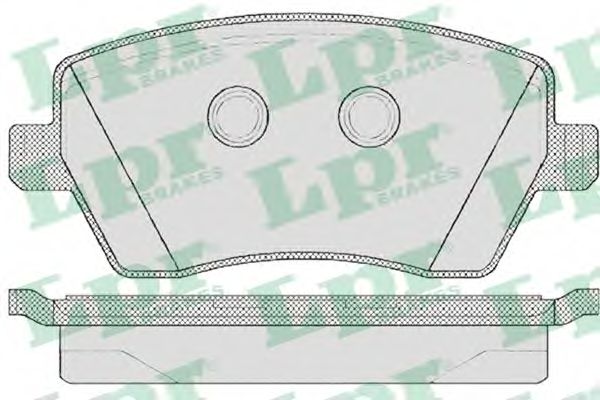 Гальмівні колодки перед. дискові Dacia Dokker, Duster, Logan// Nissan Note// Renault Captur, Clio III, IV, Kangoo, Modus, Grand Modus 1.2-1.6 09.04-