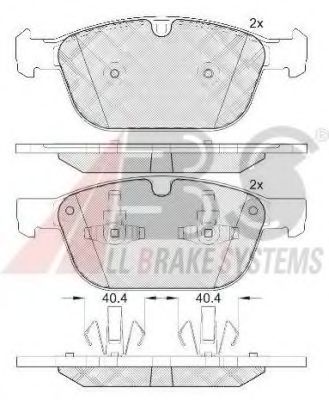 К-кт колодок перед. Volvo XC70/XC60/XC90 (08-17)