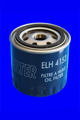 MECAFILTER - ELH4153 - Фільтр масла Renault Clio 1.9D 91-98