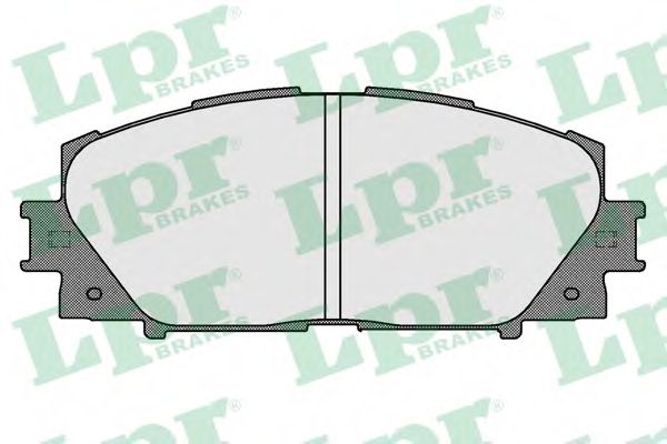 LPR - 05P1529 - Гальмівні колодки диск. передні Toyota Prius 1.5/1.8 09-