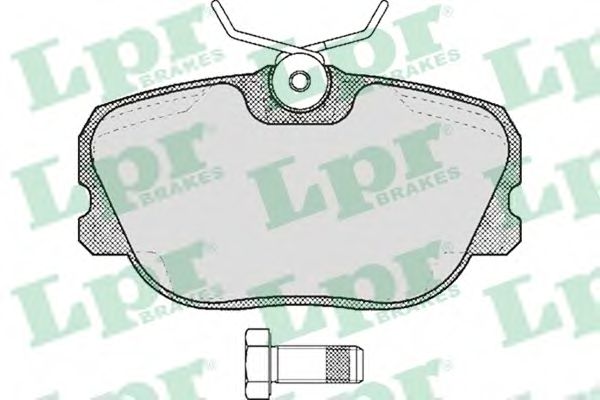 LPR - 05P303 - Колодки гальмівні дискові