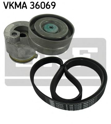 SKF - VKMA 36069 - Роликовий модуль натягувача ременя (ролик