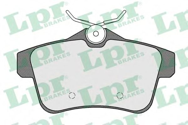 LPR - 05P1567 - Гальмівні колодки диск.задні Citroen C4/DS4/DS5/Peugeot 308,3008,5008, RCZ 1.4HDi-2.0HDi 09-