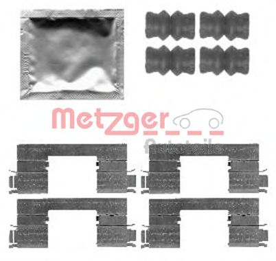 METZGER - 109-1798 - Монтажний к-кт гальмівних колодок