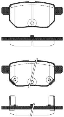Комплект тормозных колодок, дисковый тормоз (Тормозная система)