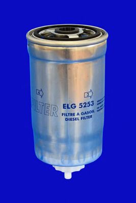 MECAFILTER - ELG5253 - Фільтр паливний Fiat Punto 1.9JTD;  2.4JTD 97-