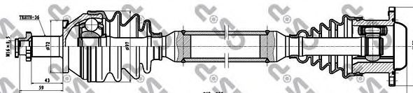 GSP - 261099 - 261099 GSP  -  Напіввісь