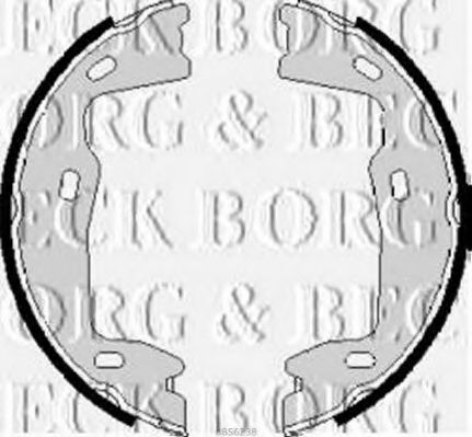 BORG & BECK - BBS6238 - BBS6238 BORG & BECK - Гальмівні колодки до барабанів