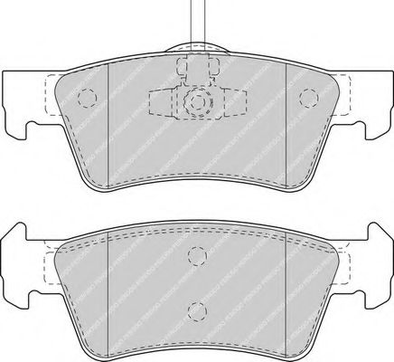 Колодки гальм. VW Touareg 2.5/Porsche Cayenne 3.2 зад. 02-