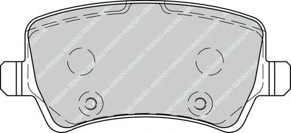 Гальмівнi колодки дискові зад. Ford Galaxy 1.8 CTDI, 2.0 CTDI 06-