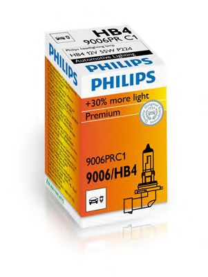 PHILIPS - 9006PRC1 - Лампа 12V HB4 51W P22d VISION +30% C1шт