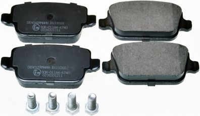 DENCKERMANN - B111010 - Гальмівні колодки дискові зад. Ford Galaxy, Mondeo 07-