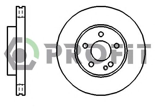 PROFIT - 5010-1203 - Колодки гальмівні дискові