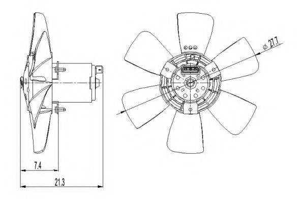 NRF - 47391 - Вентилятор радіатора