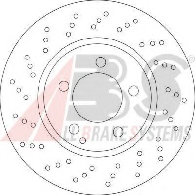 A.B.S. - 17110 - Диск гальмівний DB W220 S-klasa 98-