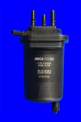 MECAFILTER - ELG5352 - Фільтр паливний (без датчика рівня води) 1.5dCi Nissan Almera 05- , Kubistar 05- , Micra 05-, Note 06- /Renault Clio 05- , Kangoo 05-