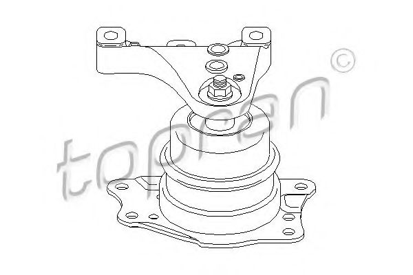 TOPRAN - 111 902 - Опора двигуна