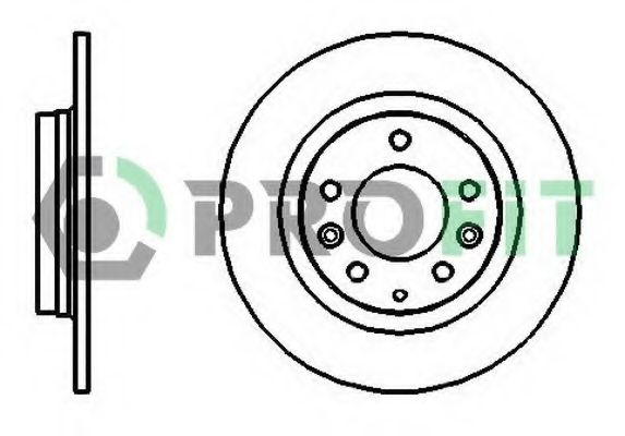 PROFIT - 5010-1500 - Диск гальмівний