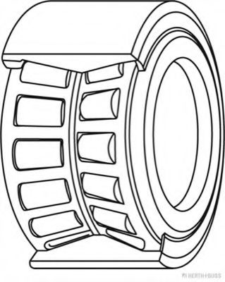 HERTH+BUSS JAKOPARTS - J4710909 - Підшипник ступиці колеса задн. CHEVROLET (вир-во Jakoparts)