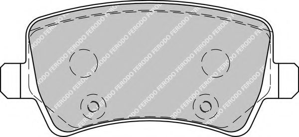 Гальмівнi колодки дискові зад. Ford Galaxy 1.8 CTDI, 2.0 CTDI 06-