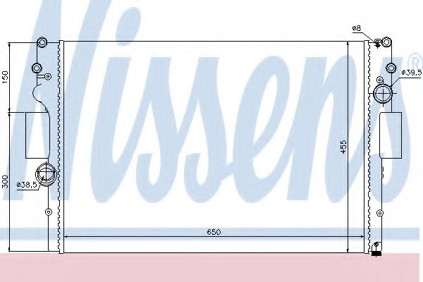 NISSENS - 61981 - Радіатор охолодження Iveco Dailly 2.3-3.0 D 02-