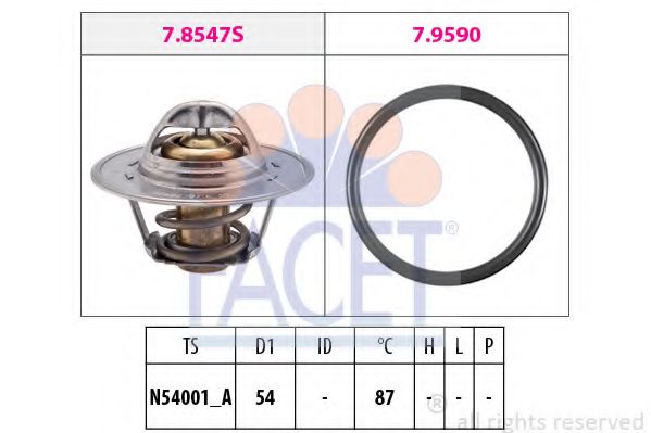 Термостат VAG A3/A4 2.0 TDI 2003- Seat Altea/Toledo 2.0 TDI 2004- Skoda Octavia 2.0 TDI 2004-