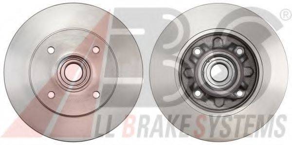 A.B.S. - 18130C - Гальмівний диск з підшипником задній  (249mmx9mm) Citroen C4 II , Ds4; Peugeot 308, 308 Sw 1.2-2.0D 09.07-
