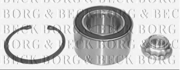 BORG & BECK - BWK719 - BWK719 BORG & BECK - Комплект підшипника ступиці