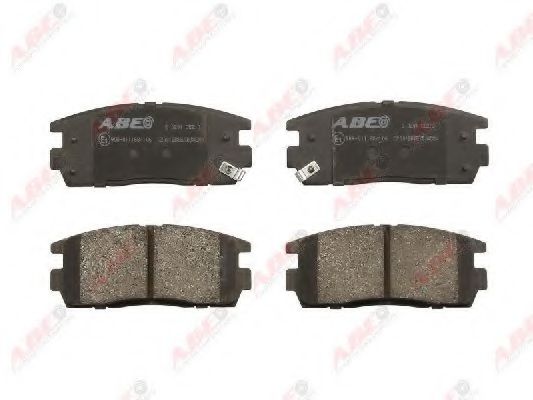 ABE - C20012ABE - Гальмівні колодки дискові зад. Chevroler Captiva/Opel Antara 2.4, 3.2 V6 06-