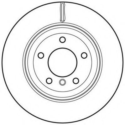 JURID - 562701JC - Гальмівний диск задній BMW 5-Series (2005->)