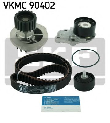 SKF - VKMC 90402 - Роликовий модуль натягувача ременя (ролик, ремінь, помпа)