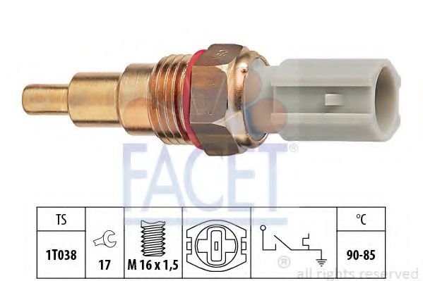 FACET - 7.5205 - Датчик вентилятора Mazda 323 1.6i 90-