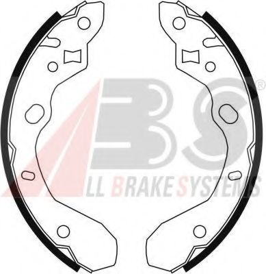 A.B.S. - 9066 - Гальмівні колодки барабанні Mazda 323 1.4-2.0Td 09.98-
