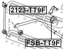 FEBEST - FSB-TT9F - Втулка переднего стабилизатора