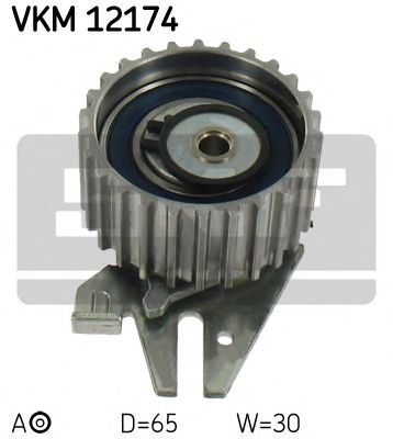 SKF - VKM 12174 - Ролик паска приводного FIAT DOBLO 1.6/1.9D 01- ; OPEL ASTRA 1.9/2.0CRDI 05-15;