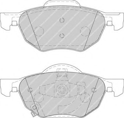 FERODO - FDB1704 - Гальмівні колодки дискові перед. Honda Accord 2.0, 2.4 2.2I-CTDI 02/03