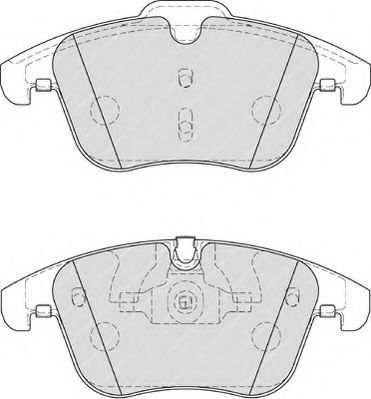 FERODO - FDB4107 - Гальмівні колодки дискові перед. Citroen C5 III// Peugeot 407, 508 1.6-2.2Hdi 05.04-