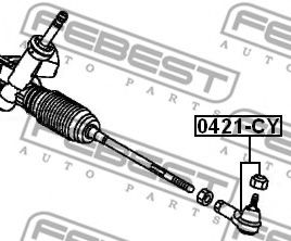 FEBEST - 0421-CY - Детали подвески (Пр-во FEBEST)