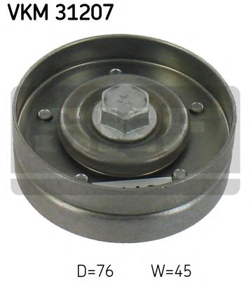 SKF - VKM 31207 - 76x10x26 Ролик паска приводного VW Bora, Golf 1.4/1.6 08.97-