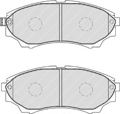 Колодки гальмівні FORD RANGER; MAZDA B-SERIE, BT-50 2.5D/3.0D 06.99-