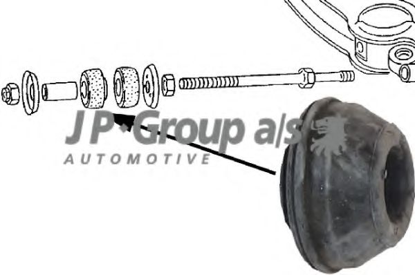 JP GROUP - 1140201200 - Сайлентблок реактивної тяги VW T2 1,6-2,1 79-