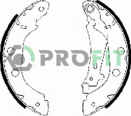 PROFIT - 5001-0577 - Колодки гальмівні барабанні