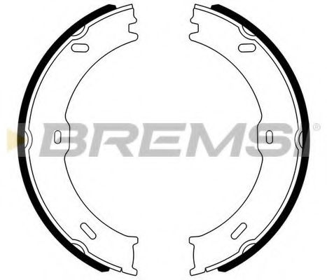 BREMSI - GF0315 - Колодки ручного тормоза Sprinter/Crafter 06-