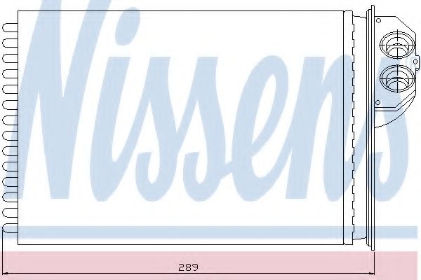 NISSENS - 72943 - Радіатор пічки