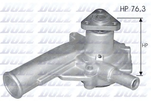 DOLZ - F147 - Водяна помпа Ford Escort 1.1-1.3 OHV 91-