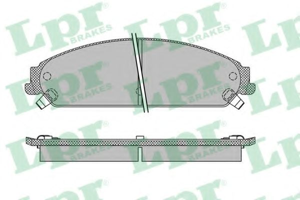 Гальмівні колодки дискові перед. Chrysler 300C 05-13 Dodge Caliber SRT4 08-09