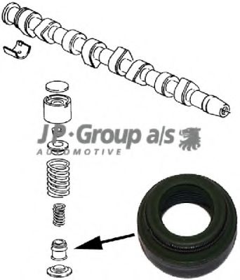JP GROUP - 1111352700 - Сальники клапанів VW Golf/Bmw 3 (E46)/Audi  A6 -05  d=7
