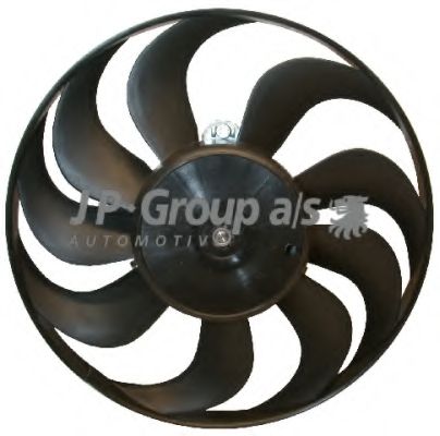 JP GROUP - 1199100600 - Вентилятор радиатора Golf IV/Octavia/Fabia (290mm/ 200/60W)